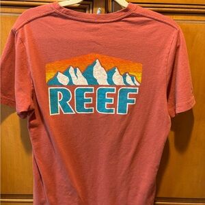 Reef T-Shirt in Burnt Red. Size: M